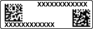 Pi-Tron MAC label example