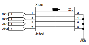 connector X1301